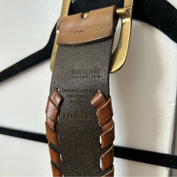 Linea Pelle Brown Leather Belt main image 4